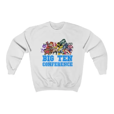 Nebraska Cornhuskers Crewneck Sweatshirt - Arch & Logo Game Day Pullover, Red, XX-Large - View #10
