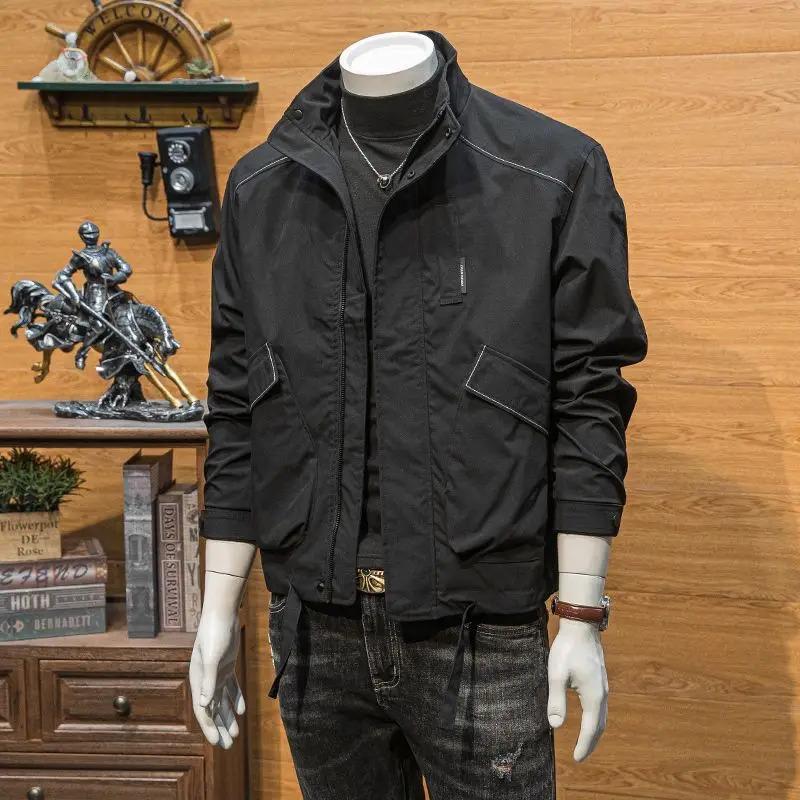 Fashion Solid Patchwork Zipper Collar Outerwear(3 colors) Fashion Solid Patchwork Zipper Collar Outerwear(3 colors)