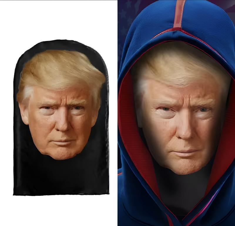 President Donald Trump Mesh Face Mask Red MAGA Hat Halloween Costume Accessory President Donald Trump Mesh Face Mask Red MAGA Hat Halloween Costume Accessory