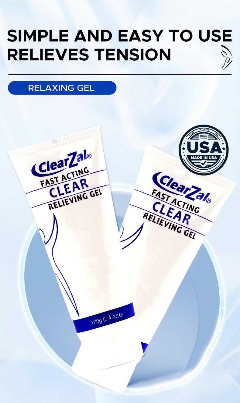 Product Introduction of Clearzal Soothing Cooling Gel 100g, Relieving Body Gel, Cooling with Menthol and Frankincense, Helps Relieve Muscle Tension , Relax your waist, legs, knees, shoulders and neck to relieve fatigue, Sports Soothing Cooling Gel Body Care Lotions 3