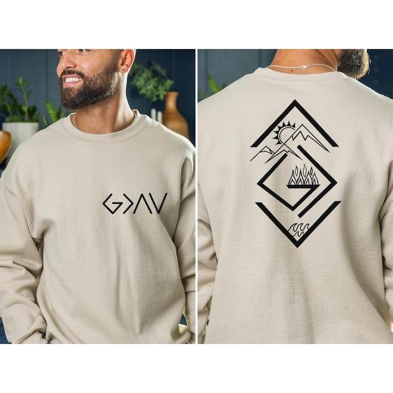 God is Real Faith Long Sleeve T Shirt Sweatshirt Hoodie God is Real Faith Long Sleeve T Shirt Sweatshirt Hoodie