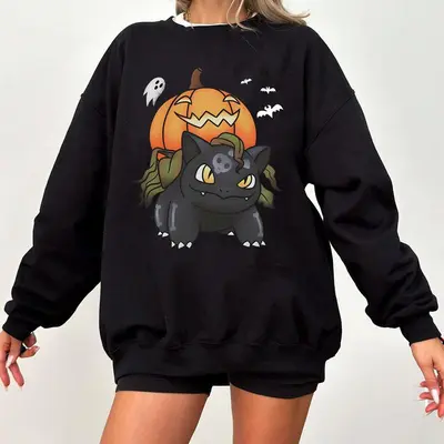 Pumpkin bulbasaur hoodie sale