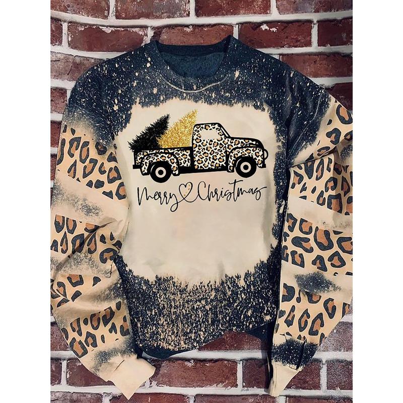 Leopard ugly christmas sweater best sale