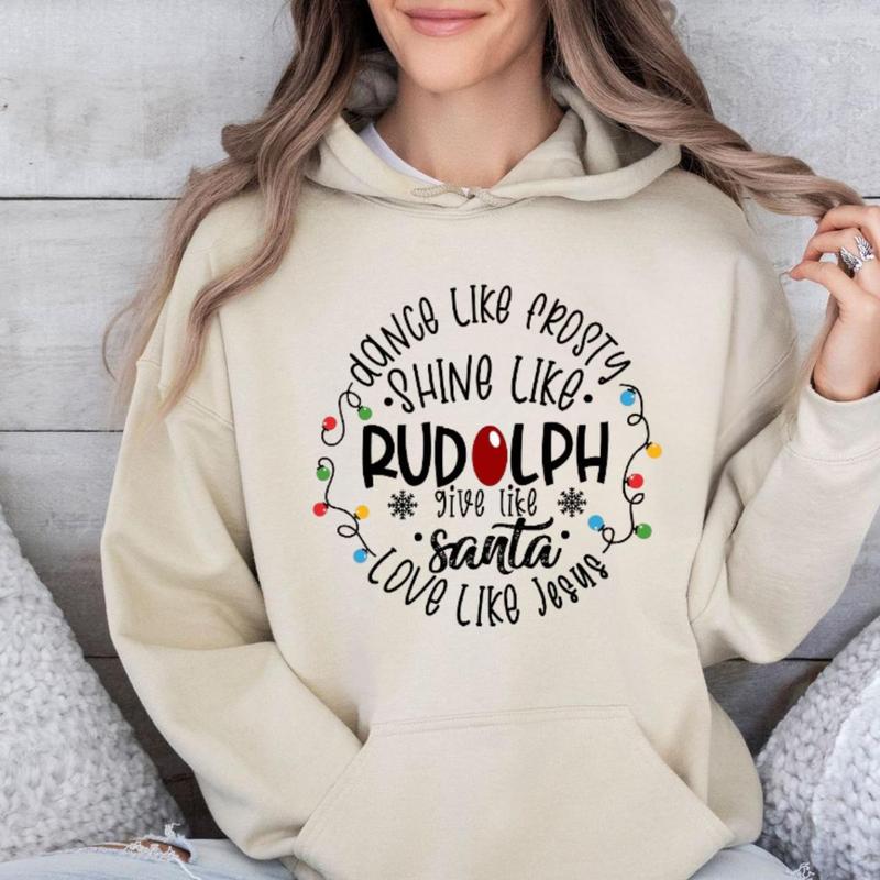 Christmas with Santa and Frosty offers Unisex Hoodie