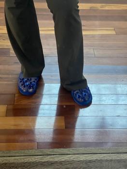 Product Review of Cammie Women's Floral Beaded Mesh Chinese Slippers Flip Flops Flip Flop from M** 🧿**︎ 1