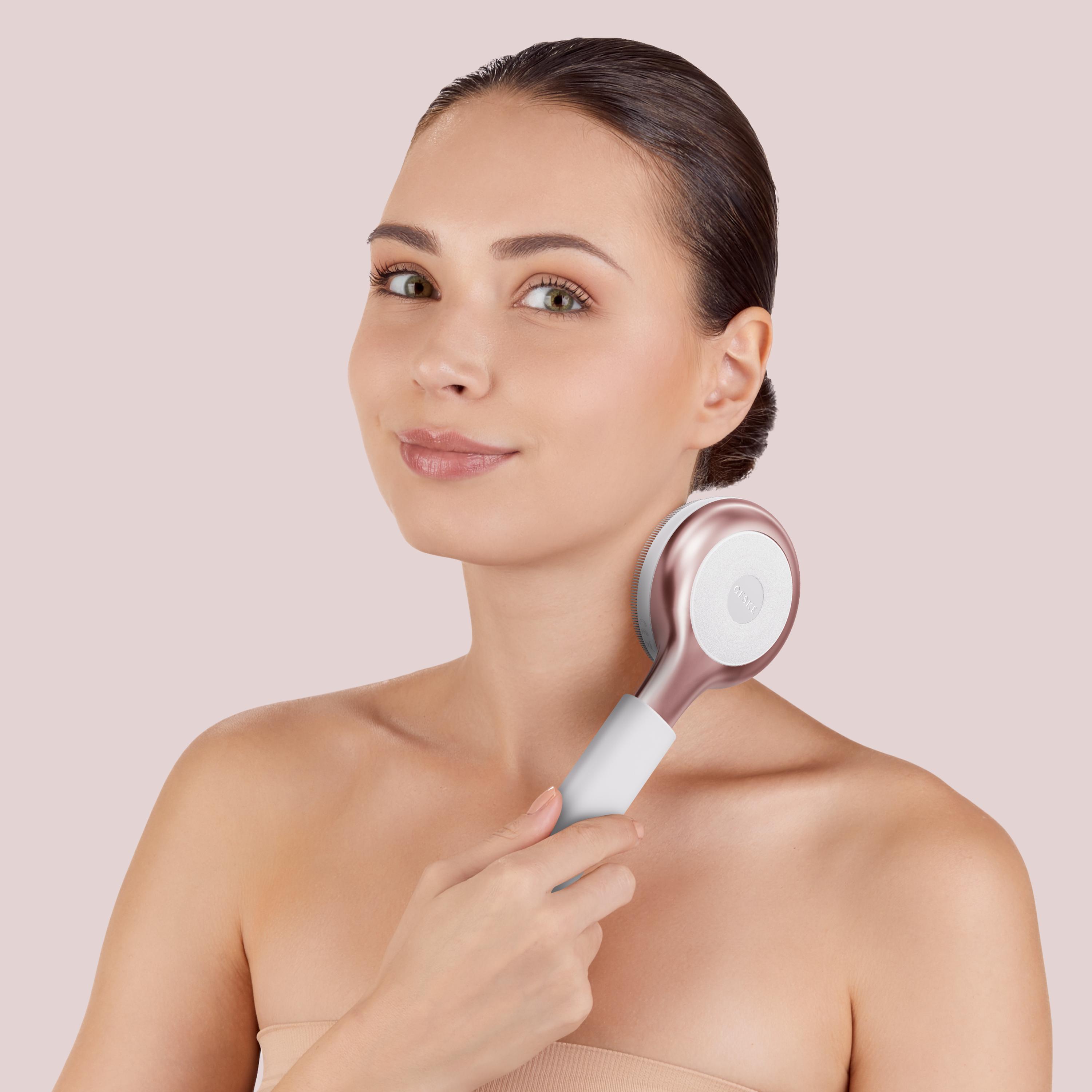 GESKE Cepillo Sónico de Cuerpo Completo y Exfoliante Intensivo 8 en 1 | Cepillo Corporal Eléctrico - Imagen 3 de 35