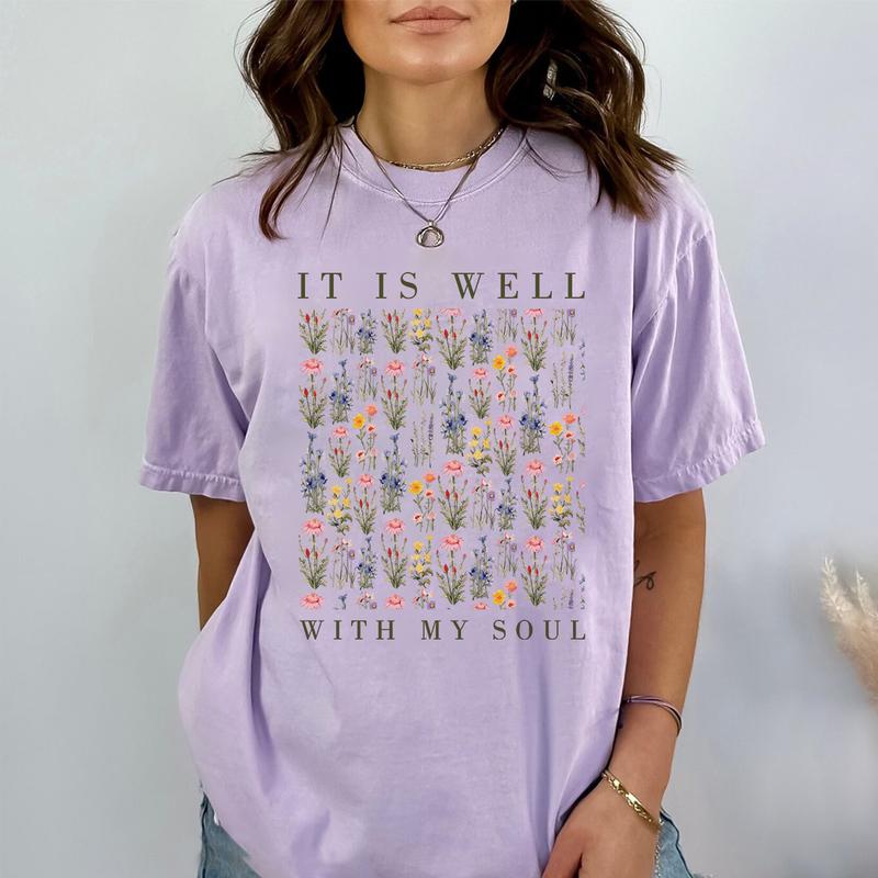 It is well with My Soul Christian Shirt It is well with My Soul Christian Shirt