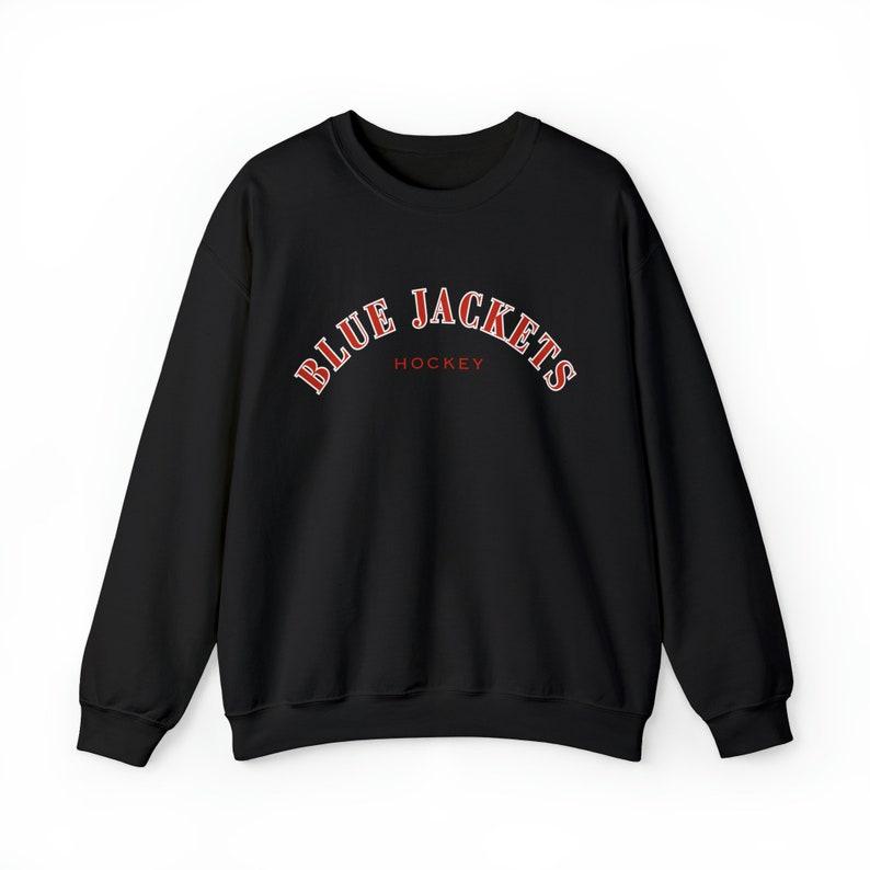 TikTok Shop Blue Jackets Crewneck Sweatshirt