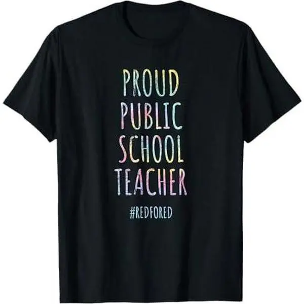 Vintage Proud Public School Teacher Red For Ed T-Shirt Vintage Proud Public School Teacher Red For Ed T-Shirt