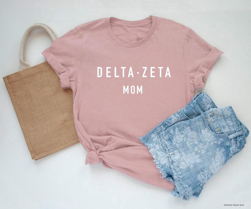 TikTok Shop Delta Zeta Mom Shirt Delta Zeta Merch Sorority Merch Delta Zeta Mom Delta Zeta Shirt Sorority Merchandise Delta Zeta Gifts