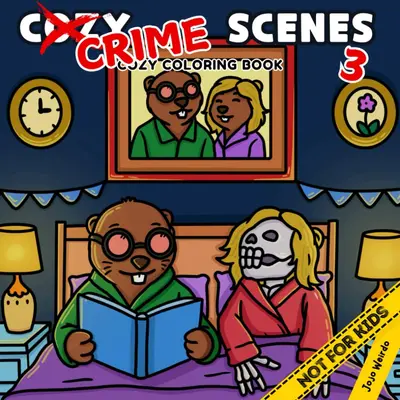 Cozy and Silly Crime Coloring Book