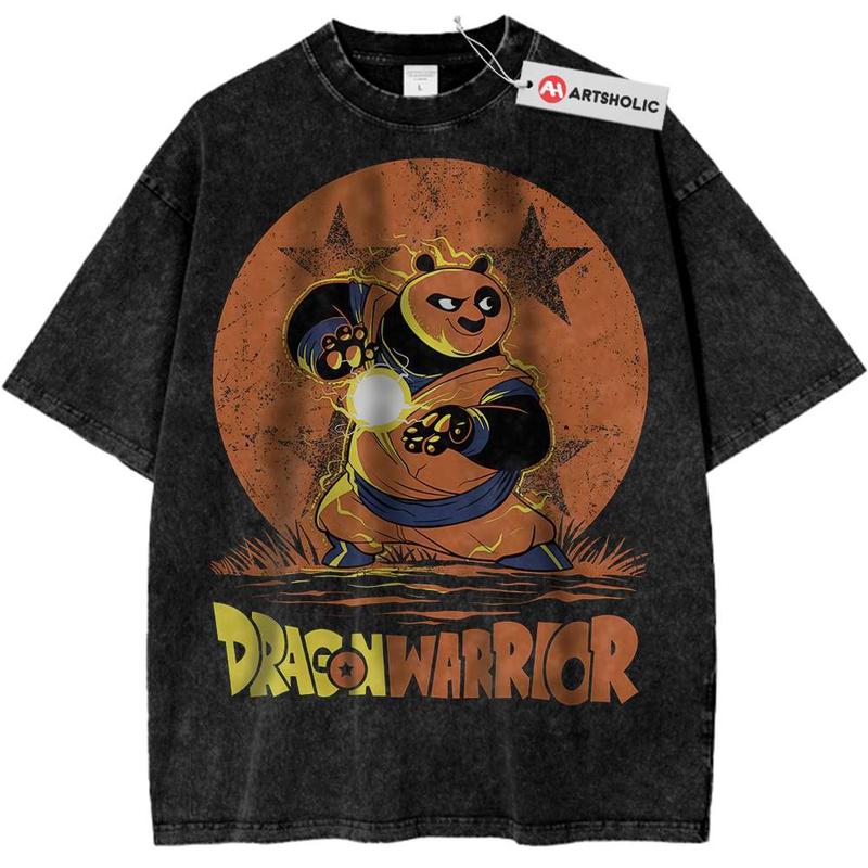 TikTok Shop: Po Shirt, Kung Fu Panda Shirt, Animated Shirt, Vintage Tee