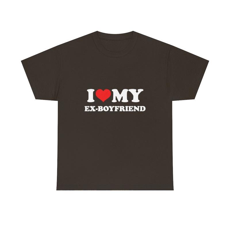 TikTok Shop I Love Tee I Love My Ex Boyfriend shirt Unisex T shirt Gift for him Gift for her Trending shirt