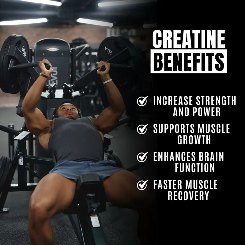 Product Introduction of Ekkovision Creatine Monohydrate Gummies Strawberry Flavor 300 Gummies 60 Servings Third Party Tested Dietary Supplement 3