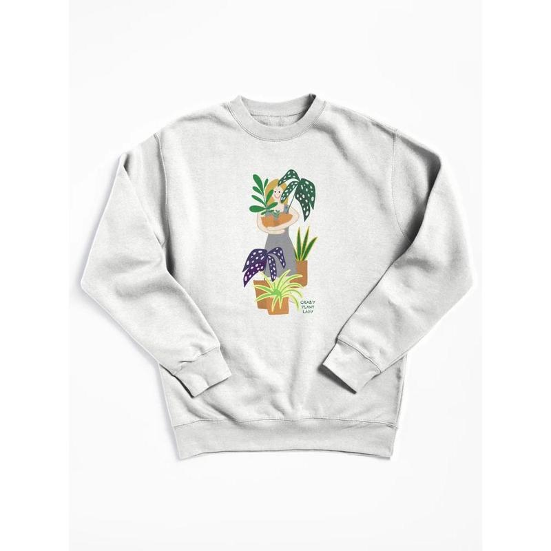 Womens Crazy Plant Lady T-Shirt Womens Crazy Plant Lady T-Shirt