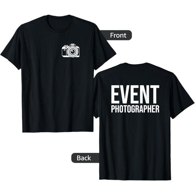 Photographer Front Print | Photography T-Shirt Photographer Front Print | Photography T-Shirt