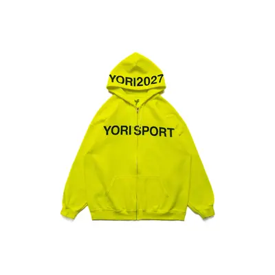 【新品未使用】dasyori yori sport logo zip-up Yori Sport Logo Zip-up (Black/Red) | YORI
