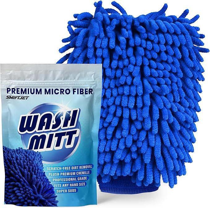 Microfiber Hand Mitt Car Wash Detail Scrub Vehicle Auto Exterior Cleaning Supply Microfiber Hand Mitt Car Wash Detail Scrub Vehicle Auto Exterior Cleaning Supply