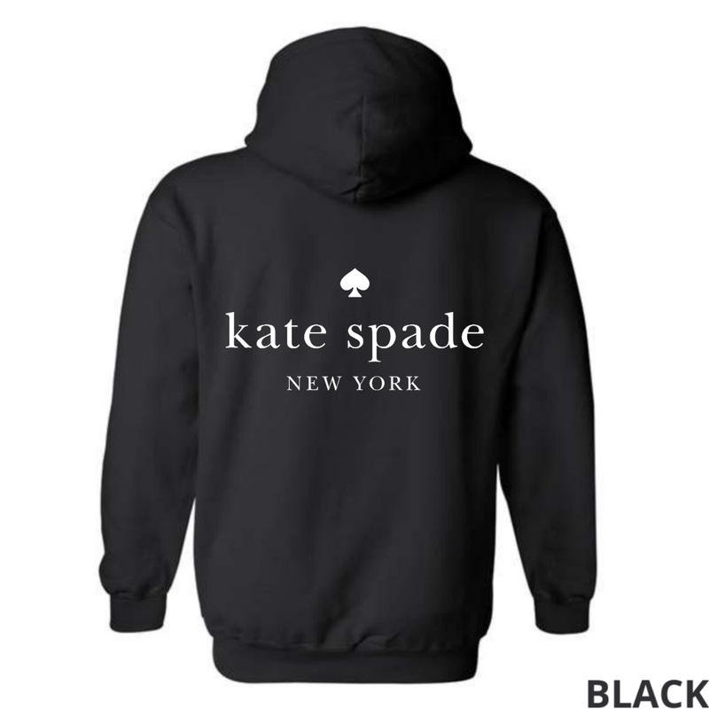 Kate Spade New York Hoodie Unisex Fashion Sweatshirt Elegant Streetwear Casual Luxury for Eve