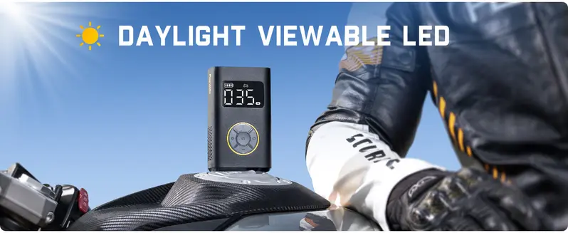 Product Introduction of Fanttik FathersDayGift X9 Pro Portable Tire Inflator 150PSI High-Pressure with Smart ON/OFF Hose Design, Lightweight 17oz Springtok, Cordless, 4+N Auto Stop Modes Pump 6