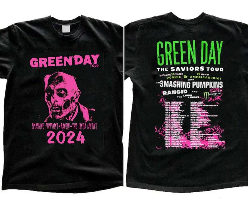 Green day concert t shirt best sale