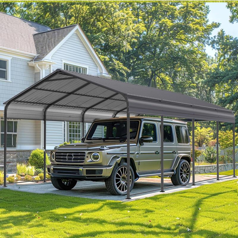 This 10x15 heavyduty carport comes with 8 anchor kits for secure