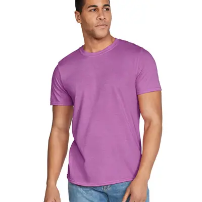 Gildan Women's Heavy Cotton™ V Neck T Shirt G500 Vl Purple-393582