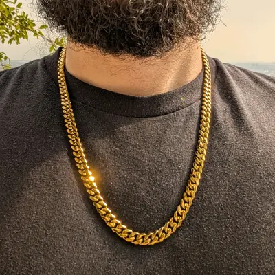 24 Karat store Gold rope chain Necklace