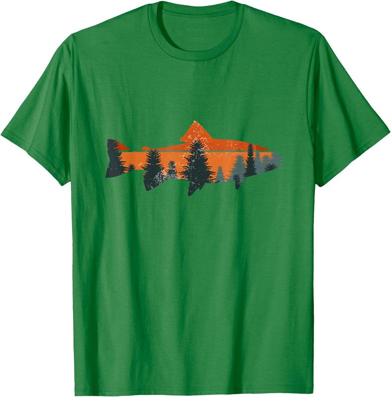 Trout T-Shirt - Fly Fishing Nature Outdoor Fisherman Gift Trout T-Shirt - Fly Fishing Nature Outdoor Fisherman Gift