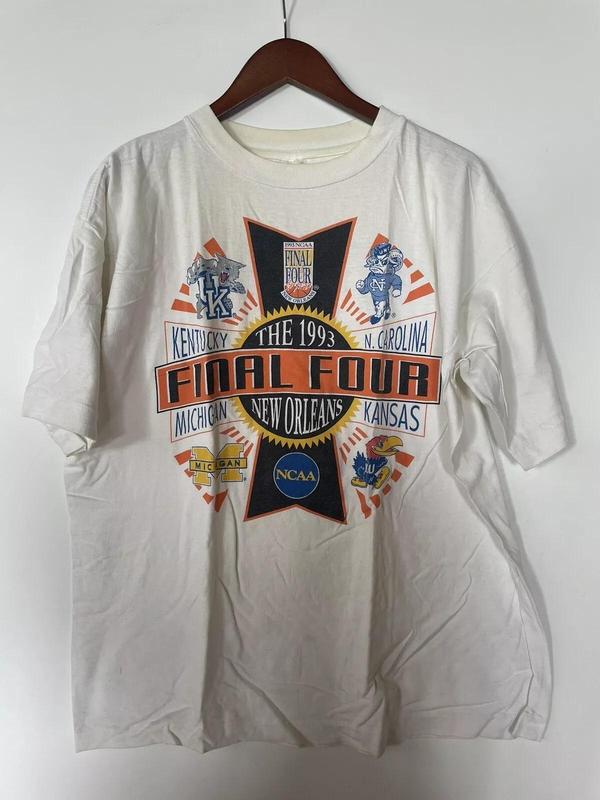 TikTok Shop: Vintage 1993 Final Four North Carolina Ncaa T-shirt