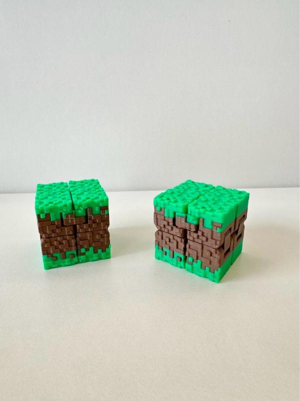 Minecraft Inspired Infinite Cube - Fidget Toy, Perfect Gift for Gamers, Stress Relief, 3D Printed 8 33af7d9466604f4781cdb6038e013f18~tplv omjb5zjo8w resize jpeg:800:1067