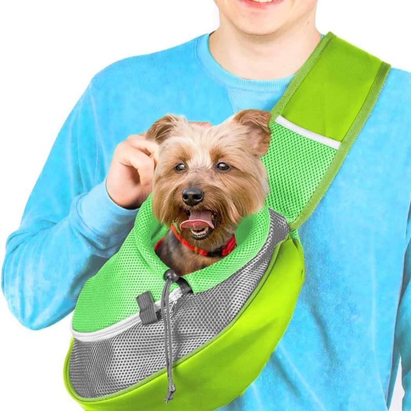 TikTok Shop Small Dog Puppy Cat Carrying Bag Purse Pouch For Pooch Doggy Doggie Yorkie Chihuahua Baby Papoose Bjorn Travel Front Backpack Chest Body Holder Pack To Wear Blue