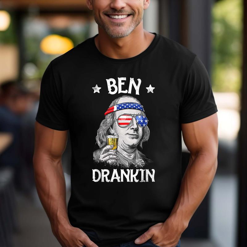 Ben Drankin 4th Of July Patriotic Funny T-Shirt Ben Drankin 4th Of July Patriotic Funny T-Shirt