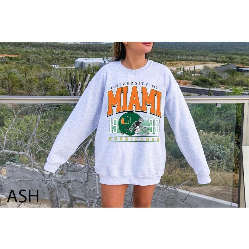 Miami hurricanes sweatshirt best sale