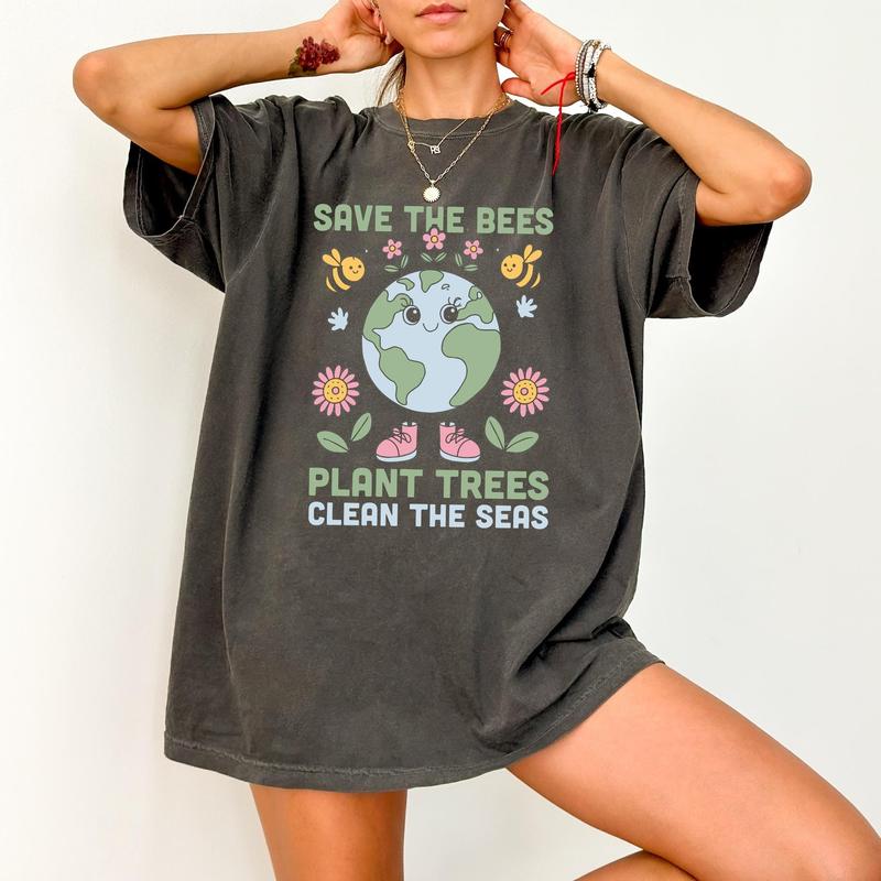 Save The Bees T-Shirt Nature Lovers Gift Save The Bees T-Shirt Nature Lovers Gift