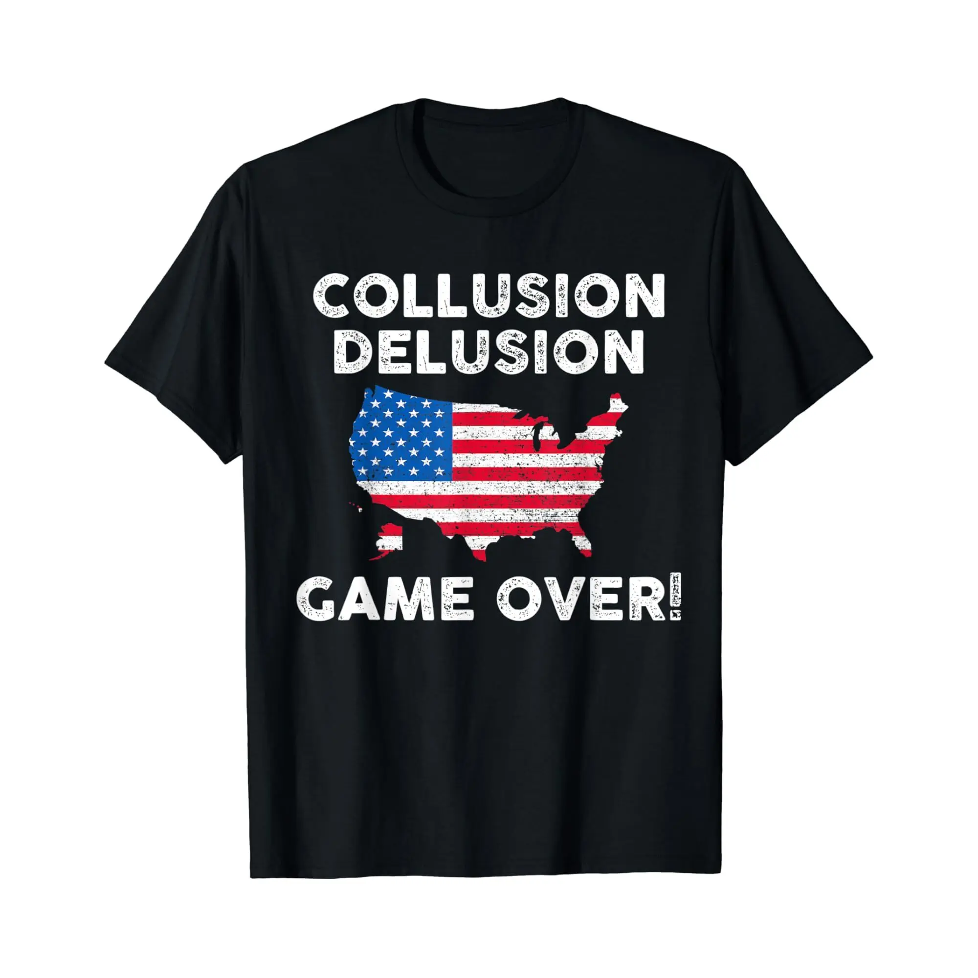 No Collusion Just Delusion Funny Trump T-Shirt No Collusion Just Delusion Funny Trump T-Shirt
