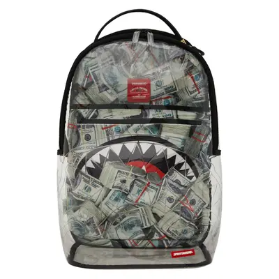 デン sprayground クリア 透明 日本未発売 Sprayground Shark Central Blue Sprayground Clear Backpack With