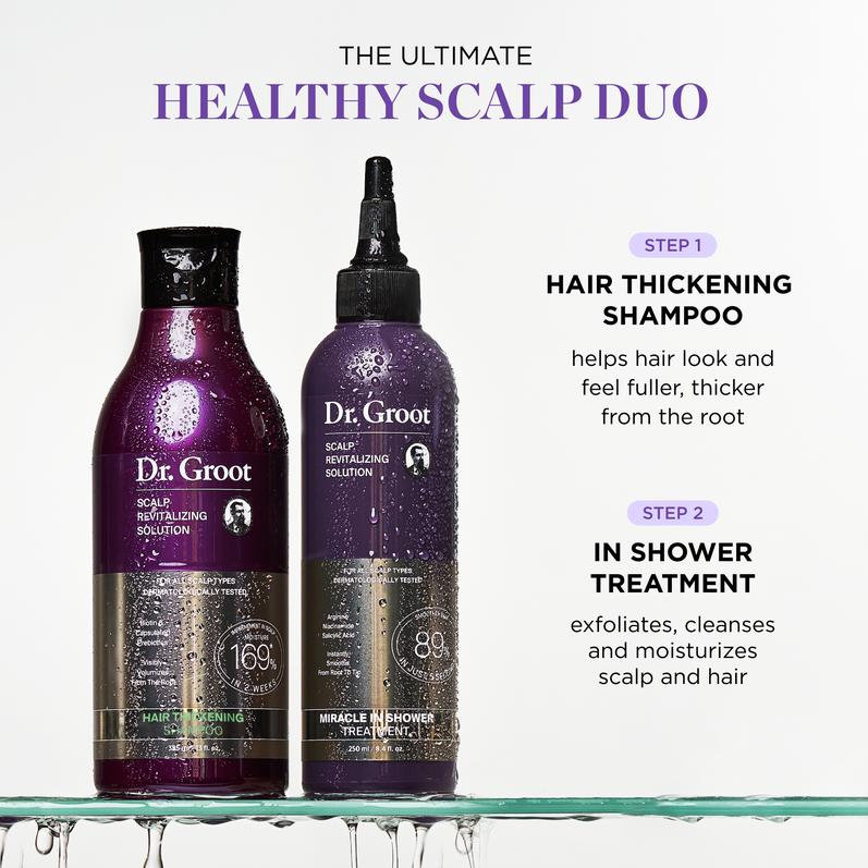 Product Introduction of Dr. Groot Hair & Scalp Dynamic Duo Set Conditioner Haircare Keratin Shampoo for Fuller Hair, Biotin 0