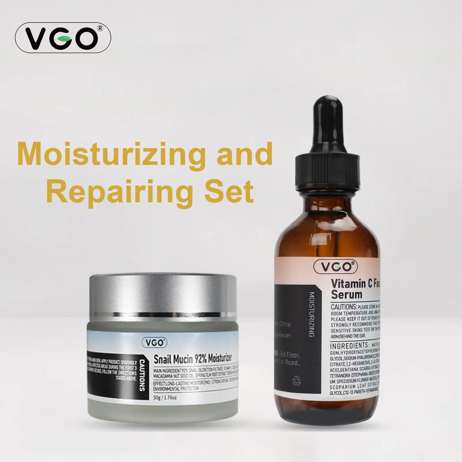 VGO-Essence Face Cream Moisturizing and Repairing Set Skincare Moisturizer-Live