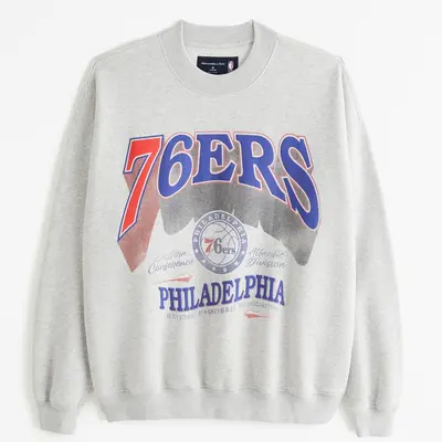 Selected 76ers Vintage Crewneck TikTok Shop