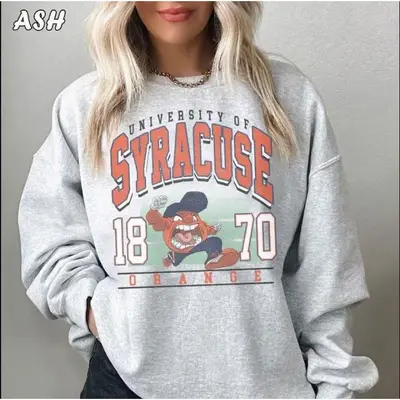 Vintage 90s University of Syracuse buy Sweatshirt Men's Size L Large Graphic Gray