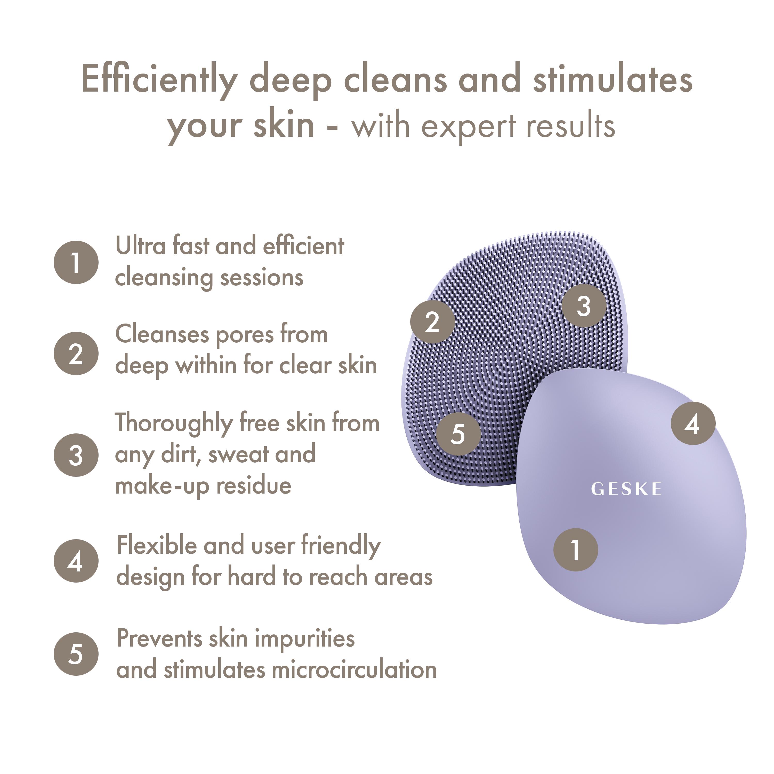 Cepillo facial GESKE | 4 en 1 | Cepillo de limpieza facial - Imagen 34 de 88
