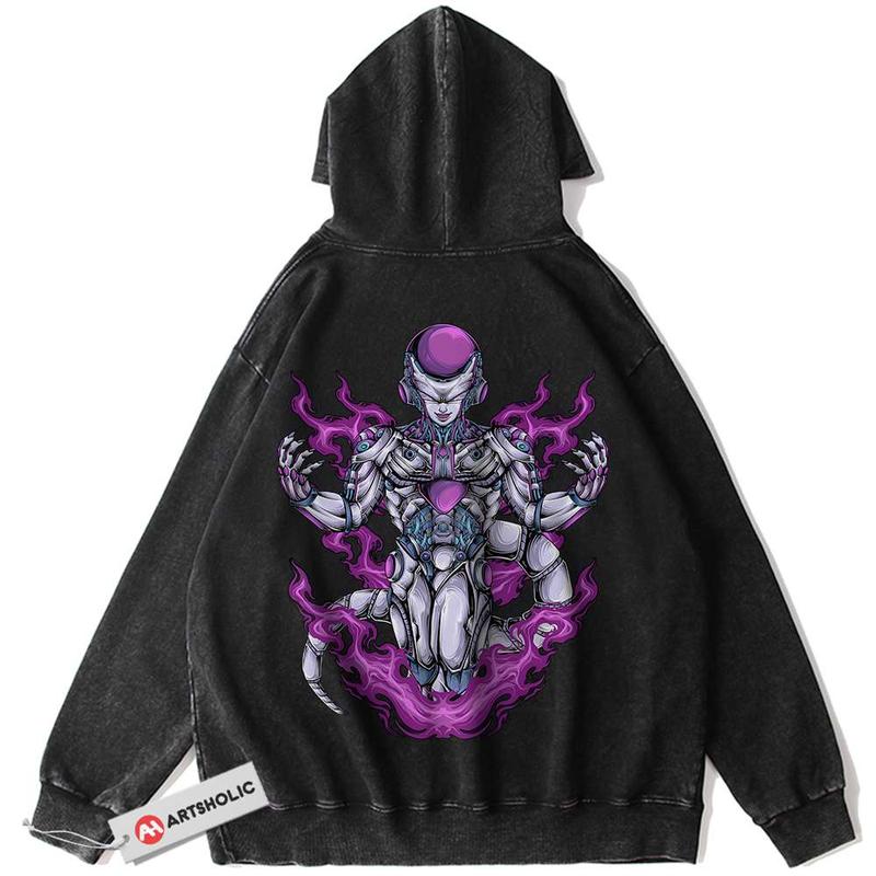 TikTok Shop Frieza Hoodie Dragon Ball Z Hoodie Dbz Hoodie Anime Hoodie Vintage Hoodie