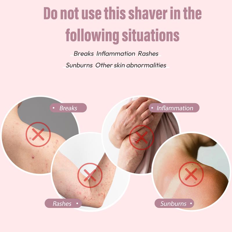 Product Introduction of Akunbem Bikini Trimmer for Women, Electric Shaver and Razor Rechargeable 2-in-1 Body and Facial Epilator, Dual Heads for Painless Trimming of Pubic Hair, Face, Underarms and Legs, IPX7 Waterproof. Christmas Gift New Year Gift Shaving Grooming 17