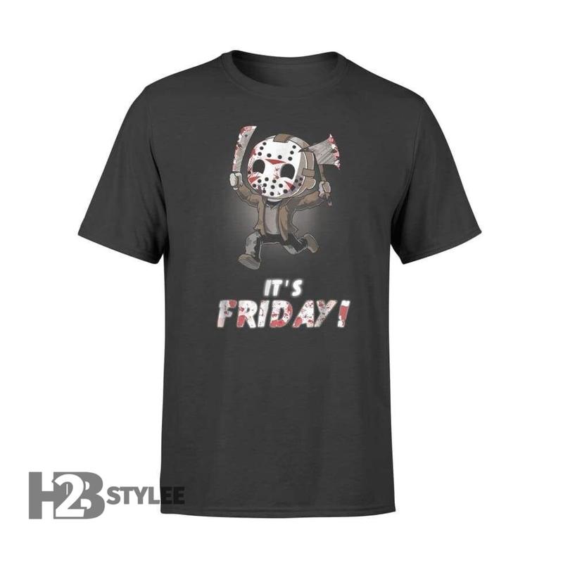 It's Friday Funny Halloween Horror Graphic Graphic Unisex T It's Friday Funny Halloween Horror Graphic Graphic Unisex T
