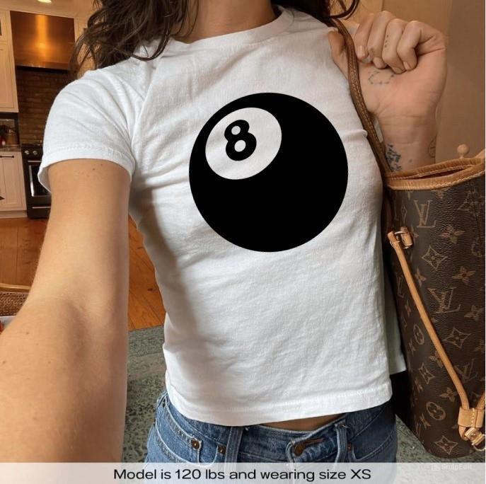Billard T-Shirt Billiards 8 Eight Ball Tshirt Tee Retro Gift Billard T-Shirt Billiards 8 Eight Ball Tshirt Tee Retro Gift
