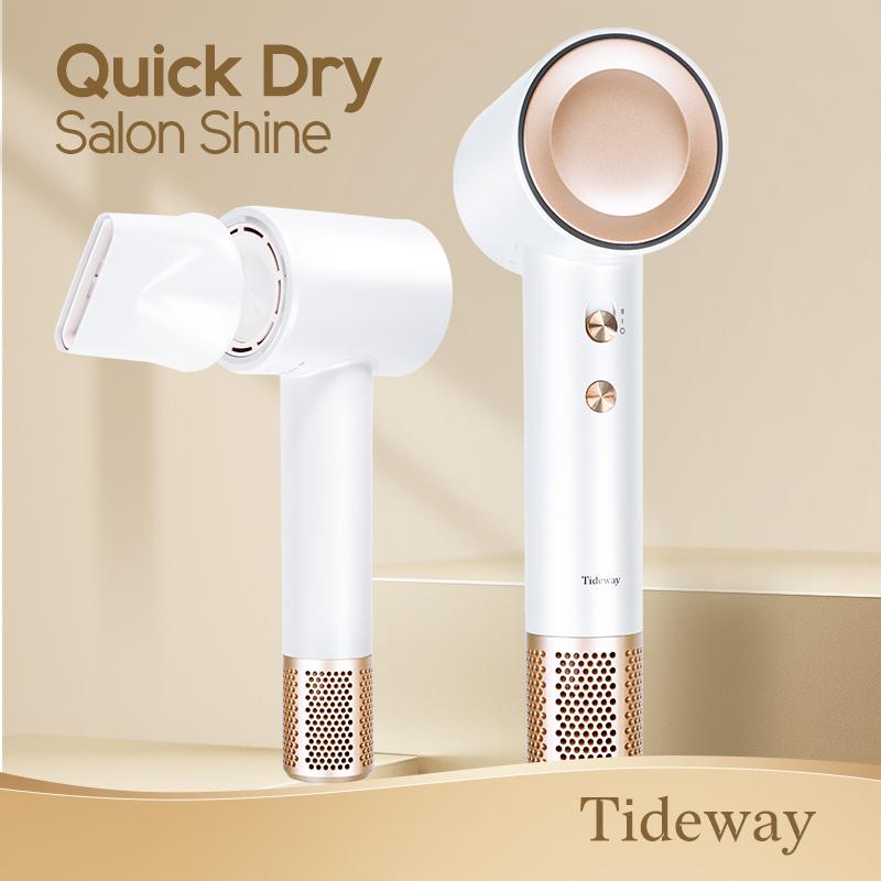 【Coupon Available】Tideway M01 High-speed Hair Dryer PRO Brushless Motor & Ionic Technology  4 Temperature Settings Thermo Control Technology Ergonomic Design, Perfect Present for Women Friend Family Gift 2