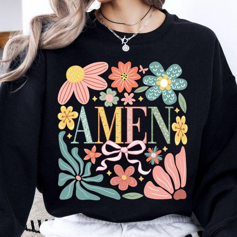 Amen Boho Christian T Shirt Amen Boho Christian T Shirt