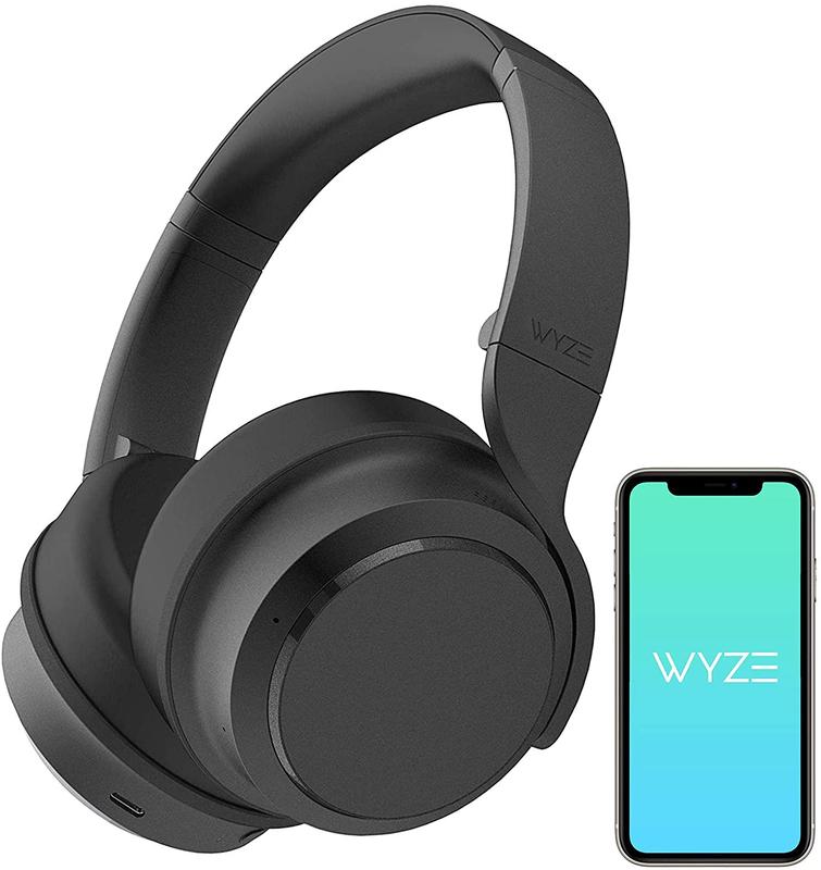 Wyze Headphones 40dB Active Noise Cancelling Over Ear Bluetooth