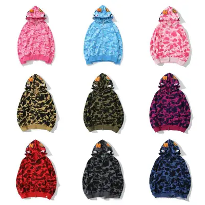 Selected Sudadera Bape Shark Doble Capucha TikTok Shop